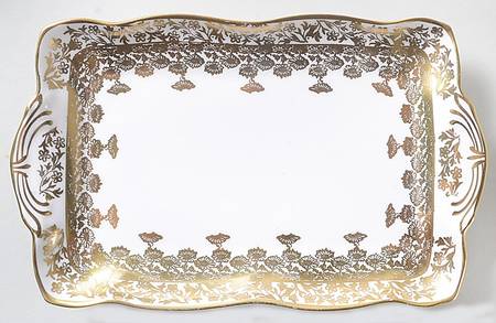 Gold Regent Tray for Mini Creamer & Open Sugar