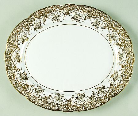 Grape Vine 12" Oval Serving Platter