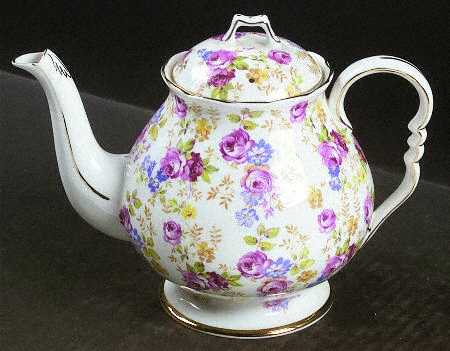 June Roses Teapot & Lid