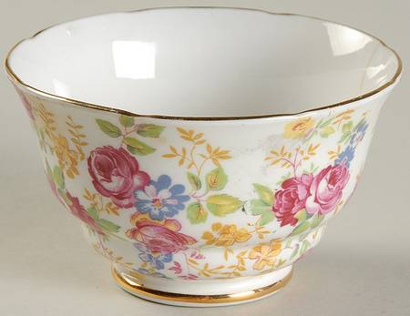 June Roses Mini Open Sugar Bowl