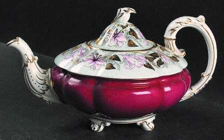 Morning Glory Teapot & Lid