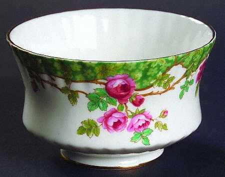 Olde English Garden Green Open Sugar Bowl