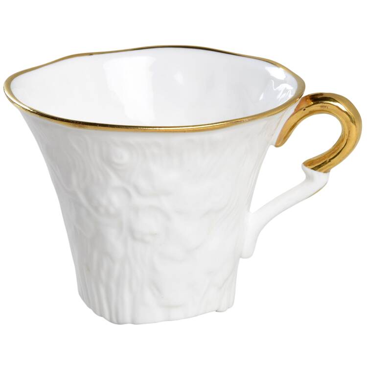 Old English Oak Gold Flat Cup