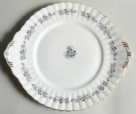 Othello Handled Cake Plate