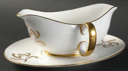 Persian Tree Gravy Boat & Underplate