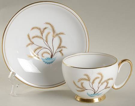 Persian Tree Footed Cup & Saucer Set