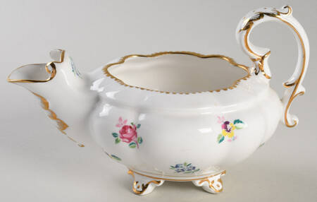 Rose, Pansy, Forget Me Not Creamer