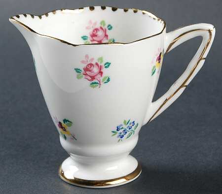 Rose, Pansy, Forget Me Not Mini Creamer