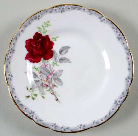 Roses To Remember (Scalloped) Bread & Butter Plate
