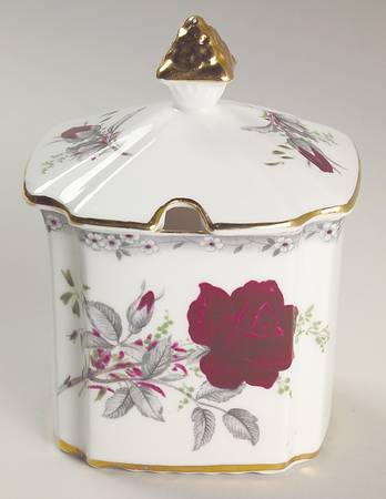 Roses To Remember (Scalloped) Jam/Jelly & Lid