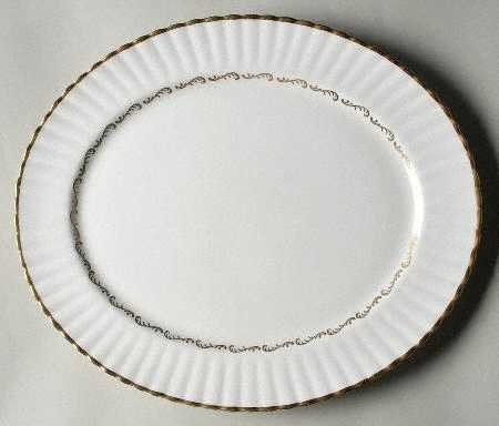 St. Regis Gold 15" Oval Serving Platter