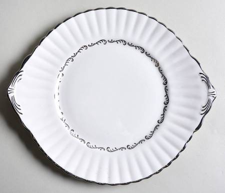 St. Regis Platinum Handled Cake Plate