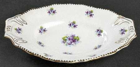 Sweet Violets (Not Embossed, Gold Drops Edge) Relish