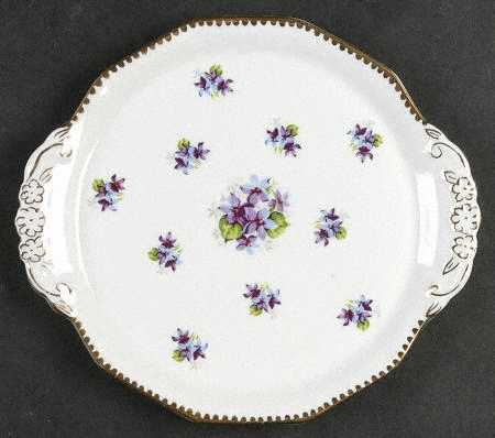 Sweet Violets (Not Embossed, Gold Drops Edge) Bon Bon