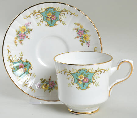 True Love Footed Demitasse Cup & Saucer Set
