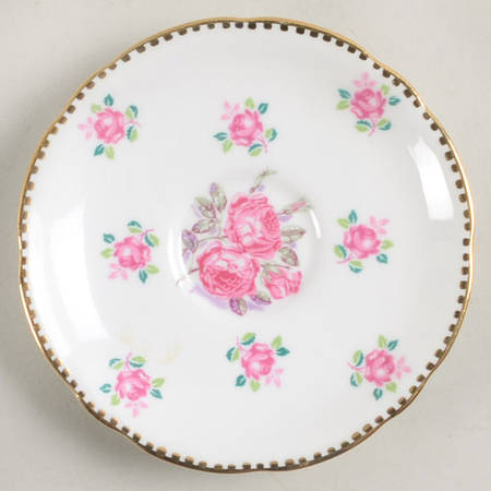 Tudor Rose Saucer for Demitasse Cup