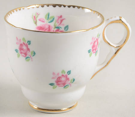 Tudor Rose Footed Demitasse Cup
