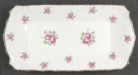 Tudor Rose Large Sandwich Tray