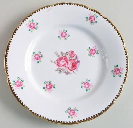 Tudor Rose Salad Plate
