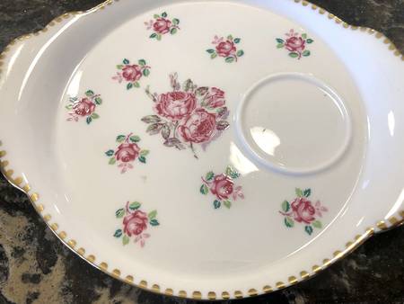 Tudor Rose Snack Plate