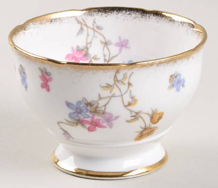 Violets Pompadour Mini Open Sugar Bowl