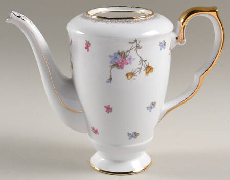 Violets Pompadour Coffee Pot No Lid