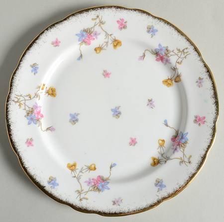 Violets Pompadour Salad Plate