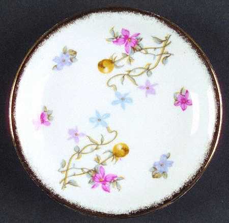 Violets Pompadour Butter Pat