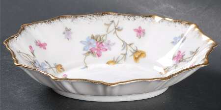 Violets Pompadour Nut Dish