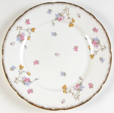 Violets Pompadour Luncheon Plate