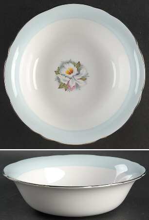 The White Lady 8" Round Vegetable Bowl