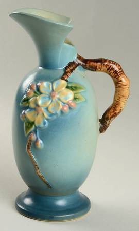 Apple Blossom Blue 8" Ewer