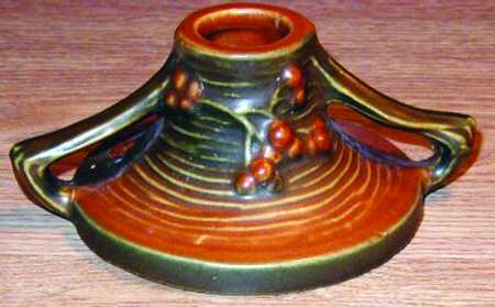 Bushberry (Terra Cotta Background) 2" Candlestick
