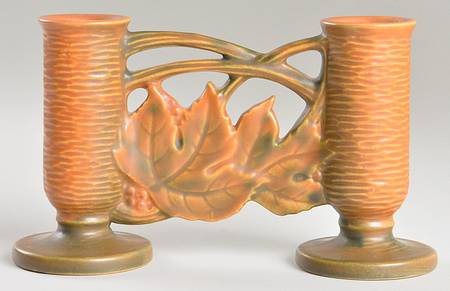 Bushberry (Terra Cotta Background) Gate Vase (Double Bud)