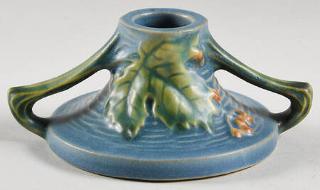 Bushberry (Blue Background) 2" Candlestick