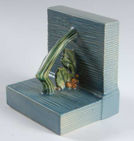 Bushberry (Blue Background) Single China Bookend