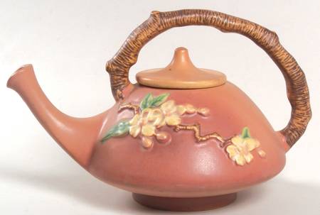 Apple Blossom Pink Teapot & Lid