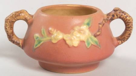 Apple Blossom Pink Open Sugar Bowl