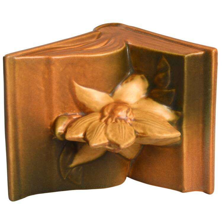 Clematis Autumn Brown Single China Bookend