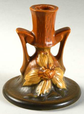 Clematis Autumn Brown Small Candlestick
