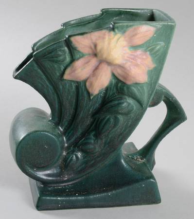 Clematis Forest Green 6" Vase