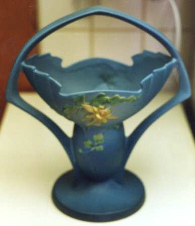 Columbine Blue 12" Handled Basket