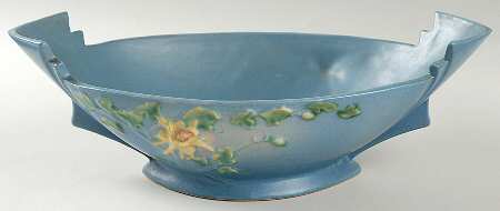 Columbine Blue 12" Oval Handled Bowl