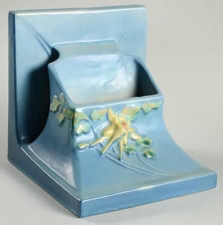 Columbine Blue Bookend Planter