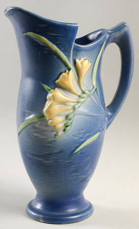 Freesia Delft Blue 10" Ewer