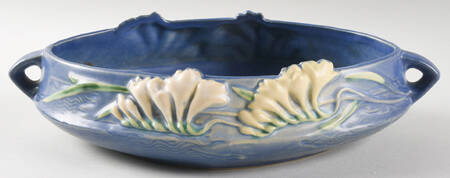 Freesia Delft Blue 10" Centerpiece/Console Bowl