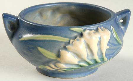 Freesia Delft Blue Open Sugar Bowl
