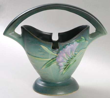 Freesia Green 7" Handled Basket