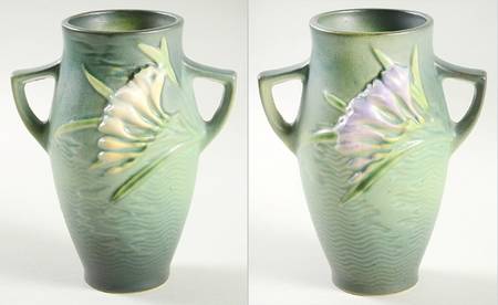 Freesia Green 6" Handled Vase