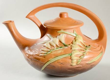 Freesia Tangerine Teapot & Lid